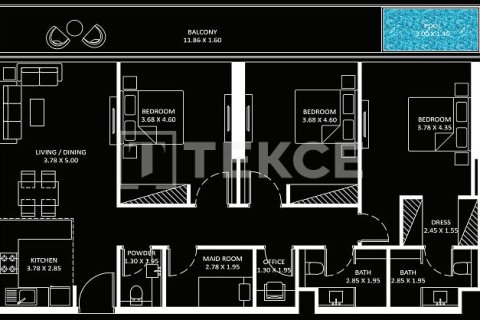 1 bedroom Apartment in Business Bay, UAE No. 55583 22