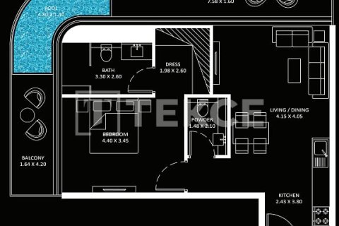 1 bedroom Apartment in Business Bay, UAE No. 55583 20