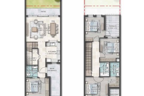 Вилла с 3 спальнями в Damac Lagoons, ОАЭ №153694 5