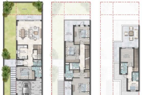 Вилла с 3 спальнями в Damac Lagoons, ОАЭ №153694 4