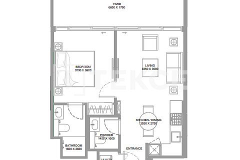 Apartment de 1 dormitorio en Umm Al Quwain, UAE No. 127021 13