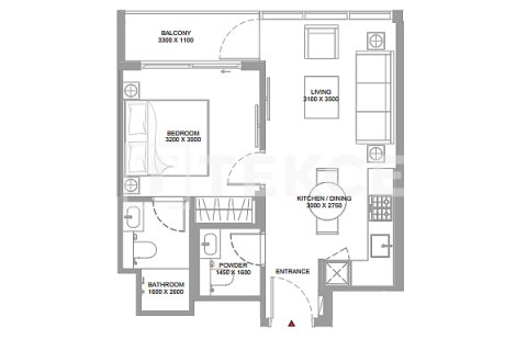 Apartment de 1 dormitorio en Umm Al Quwain, UAE No. 127021 9