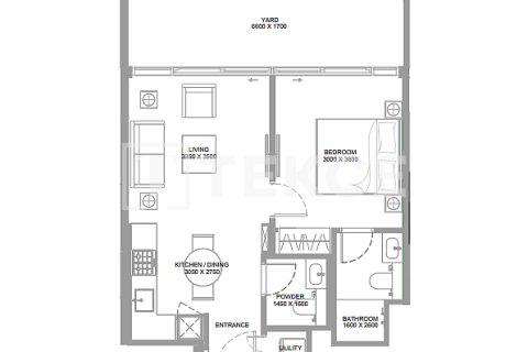 Apartment de 1 dormitorio en Umm Al Quwain, UAE No. 127021 14