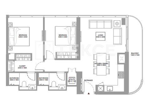 Apartment de 1 dormitorio en Umm Al Quwain, UAE No. 127021 19