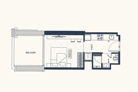 Квартира с 1 спальней в Дубай, ОАЭ №43033 17