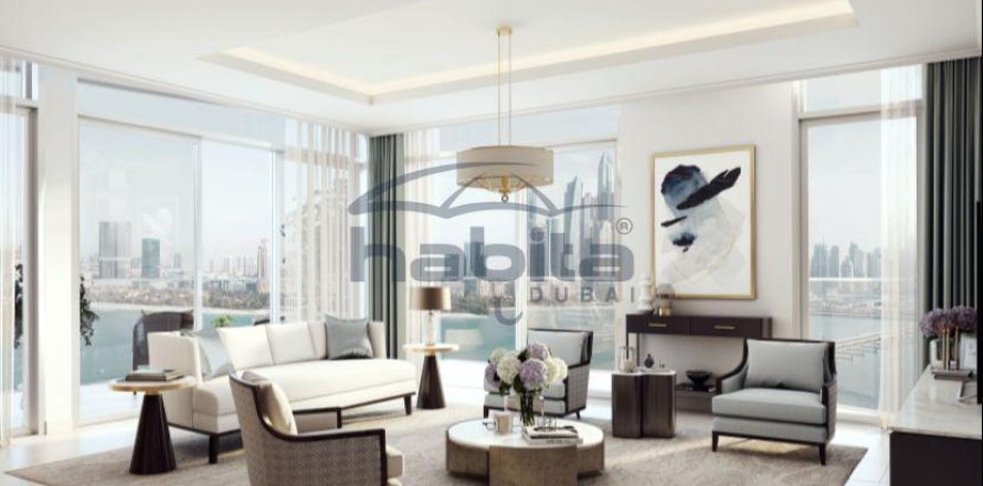 Квартира с 1 спальней в EMAAR Beachfront, ОАЭ №35104