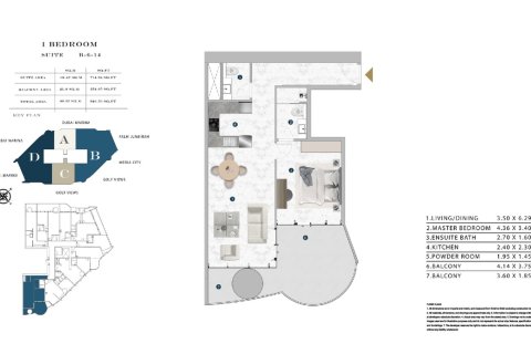 Studio Apartment in Maritime City, UAE No. 153509 19