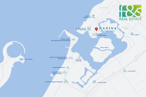 Квартира с 1 спальней в Al Hamra Village, ОАЭ №43453 4
