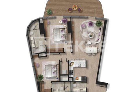 1 غرف نوم شقة في Al Marjan Island, الإمارات العربية المتحدة رقم 64883 25
