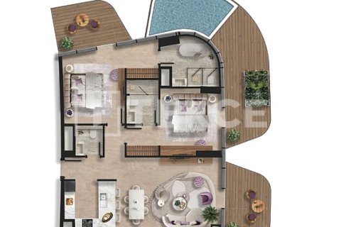 1 غرف نوم شقة في Al Marjan Island, الإمارات العربية المتحدة رقم 64883 24