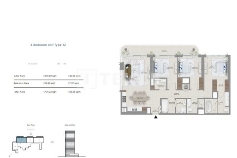 Appartement de 2 chambres à Mina Rashid, UAE No. 105930 13