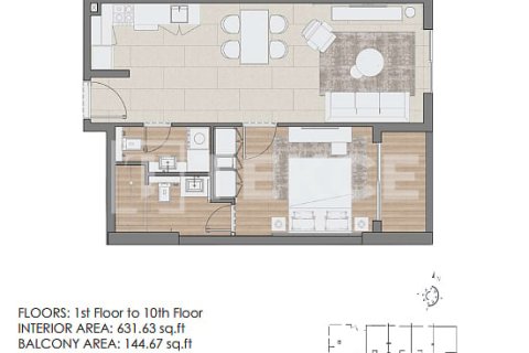 1 bedroom Apartment in Jumeirah Village Circle, UAE No. 151096 7