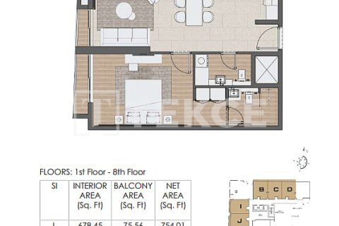 1 bedroom Apartment in Jumeirah Village Circle, UAE No. 151096 9