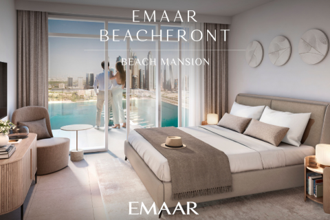 Квартира с 3 спальнями в BEACH MANSION, Dubai Harbour, ОАЭ №95888