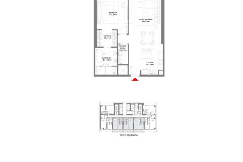 Appartement de 1 chambre à Dubai Harbour, UAE No. 153520 3