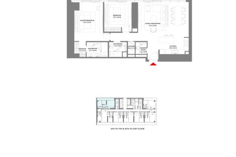 Appartement de 1 chambre à Dubai Harbour, UAE No. 153753 10