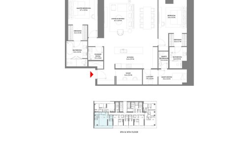 Appartement de 1 chambre à Dubai Harbour, UAE No. 153753 9