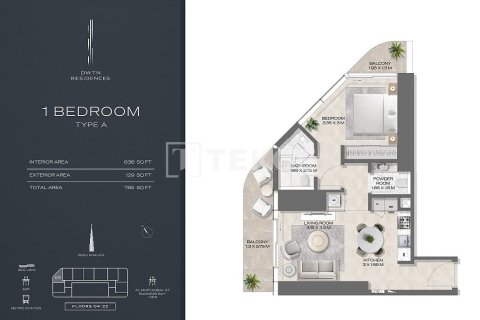 Appartement de 2 chambres à Business Bay, UAE No. 90936 18