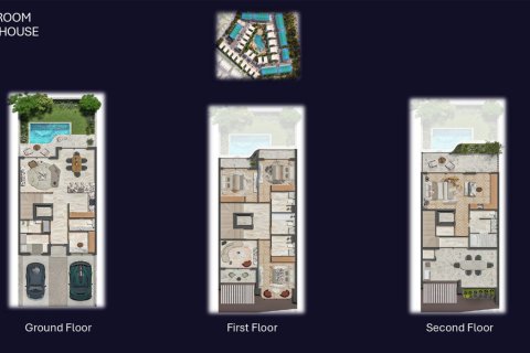 Villa de 5 chambres à Meydan, UAE No. 153659 3
