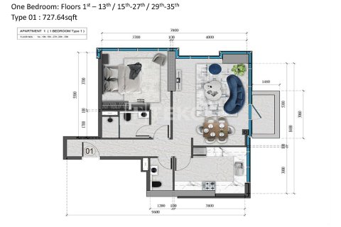 Apartment de 1 dormitorio en Al Reem Island, UAE No. 135488 17