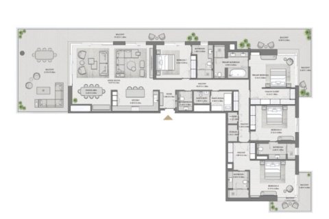 1 غرف نوم شقة في Madinat Jumeirah Living, الإمارات العربية المتحدة رقم 153771 3