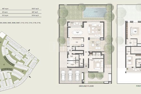 6 غرفة نوم  فيلا في Masdar City, الإمارات العربية المتحدة رقم 165878 28