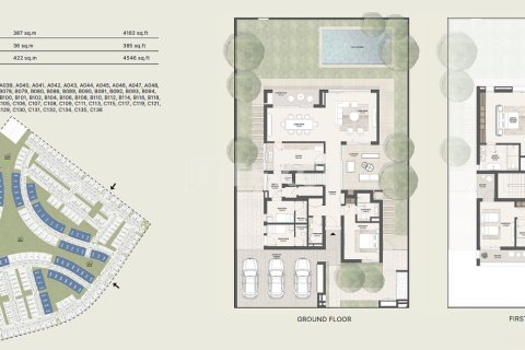 6 غرفة نوم  فيلا في Masdar City, الإمارات العربية المتحدة رقم 165878 29