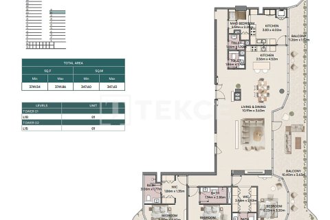 Appartement de 2 chambres à Ras Al Khaimah, UAE No. 168753 21