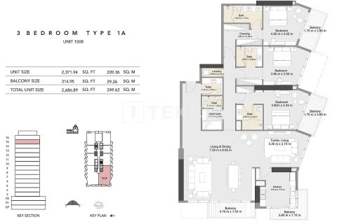 3 bedrooms Duplex in Dubai, UAE No. 207655 13