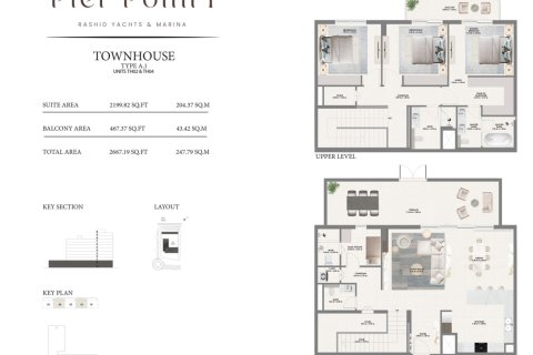 Apartment de 1 dormitorio en Mina Rashid, UAE No. 153510 3