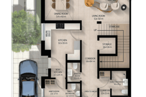 Villa de 4 chambres à Dubai South (Dubai World Central), UAE No. 153436 3