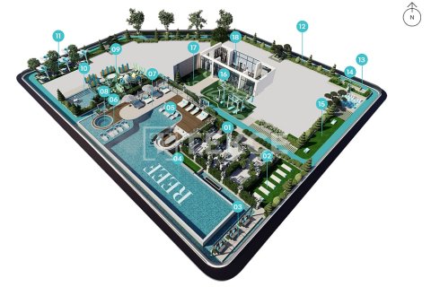 Квартира с 3 спальнями в Dubai Land, ОАЭ №145647 16