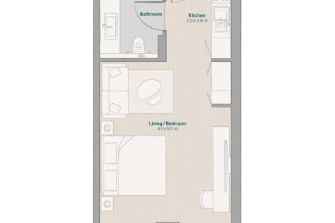 Apartment de 1 dormitorio en Dubai, UAE No. 153563 11