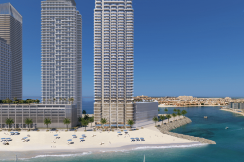 1 غرف نوم شقة في BEACHGATE BY ADDRESS EMAAR Beachfront, الإمارات العربية المتحدة رقم 219896
