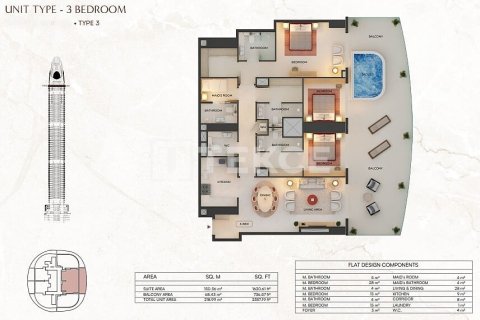 Studio Apartment in Dubai, UAE No. 203356 9