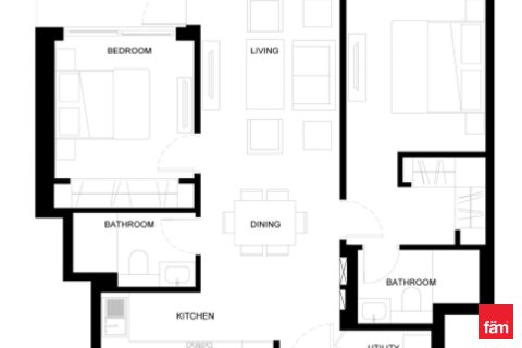 Apartment de 2 dormitorios en Ras Al Khor, UAE No. 215935 12