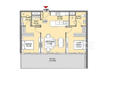 Apartment de 3 dormitorios en Saadiyat Island, UAE No. 151095 5
