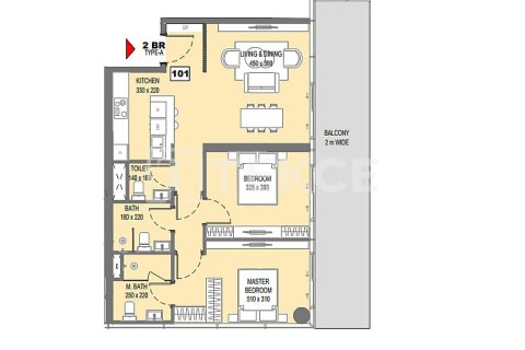 Apartment de 3 dormitorios en Saadiyat Island, UAE No. 151095 6