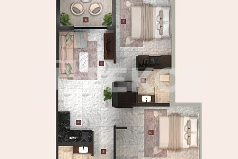 Appartement de 2 chambres à Dubai, UAE No. 161976 4