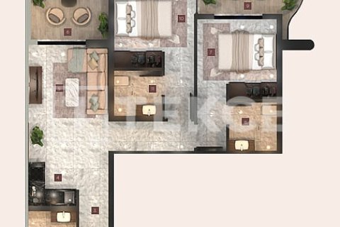 Appartement de 2 chambres à Dubai, UAE No. 161976 3