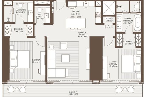 1 bedroom Apartment in Dubai, UAE No. 153560 5