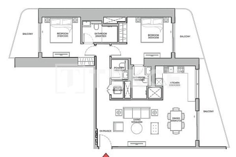 Квартира с 3 спальнями в Meydan, ОАЭ №10750 15