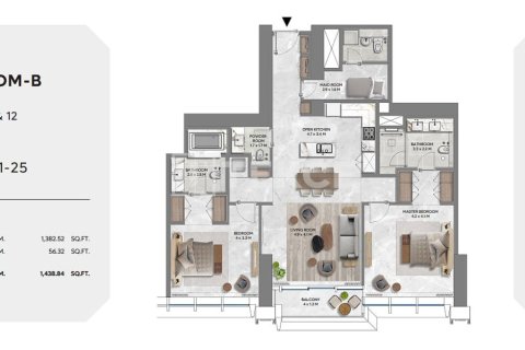 Apartment de 2 dormitorios en Dubai, UAE No. 213772 22