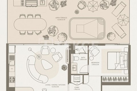 Appartement de 1 chambre à Majan, UAE No. 166804 24
