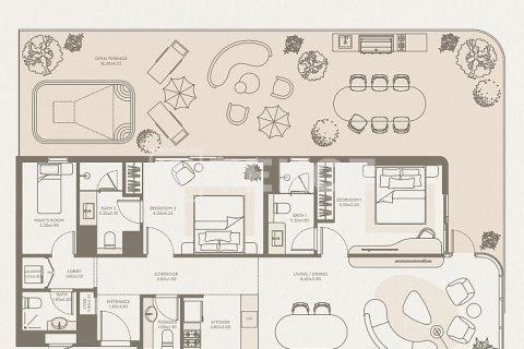 Appartement de 1 chambre à Majan, UAE No. 166804 25