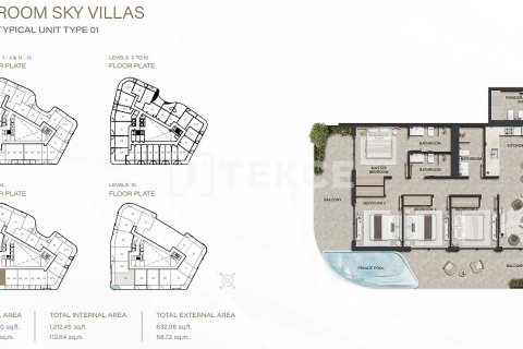 Квартира с 1 спальней в Dubai Land, ОАЭ №172226 27
