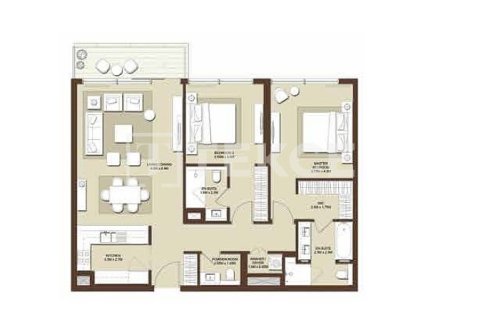 Appartement de 2 chambres à Dubai Hills Estate, UAE No. 123248 28