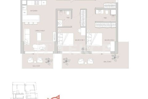 Appartement de 2 chambres à Jumeirah Village Triangle, UAE No. 44453 7