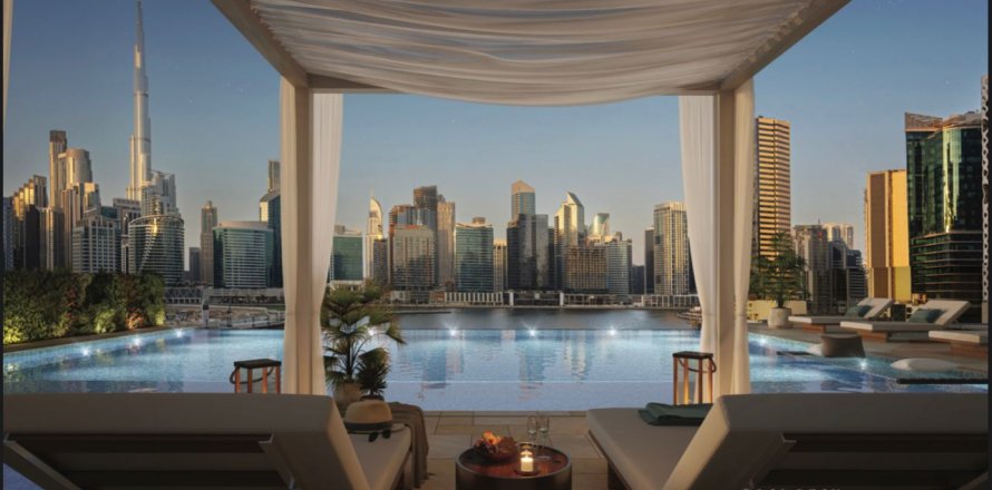 1 غرف نوم شقة في THE QUAYSIDE RESIDENCES الخليج التجاري, الإمارات العربية المتحدة رقم 96731