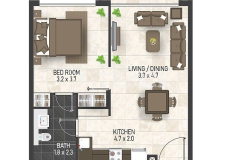 1 bedroom Apartment in Jumeirah Village Circle, UAE No. 10445 21